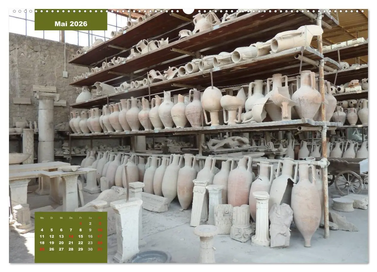 Bild: 9783516235036 | Pompeji-Kalender (Wandkalender 2026 DIN A2 quer), CALVENDO...