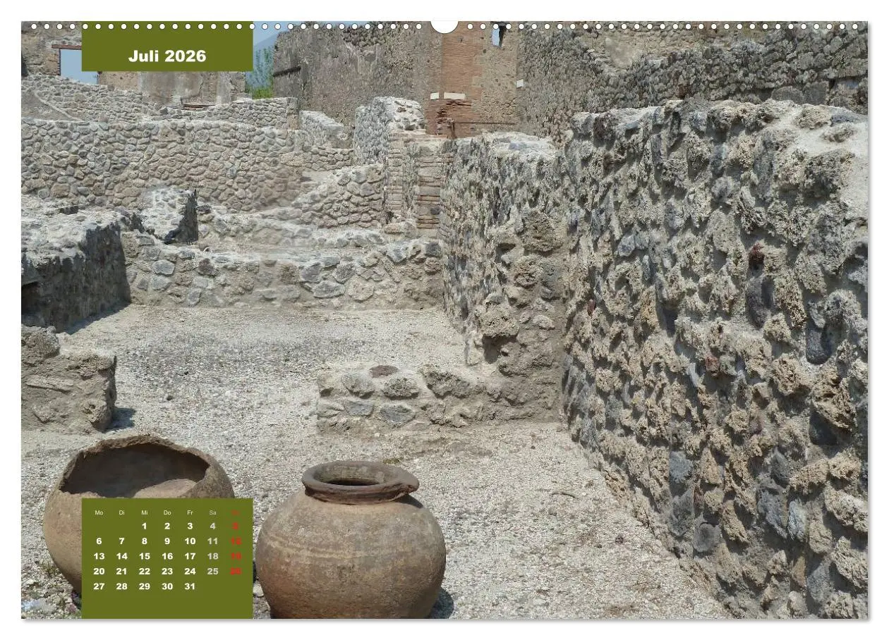 Bild: 9783516235036 | Pompeji-Kalender (Wandkalender 2026 DIN A2 quer), CALVENDO...