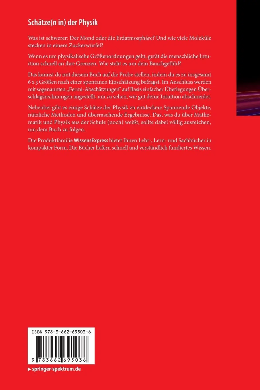 Rückseite: 9783662695036 | Schätze(n in) der Physik | Tobias van Lier | Taschenbuch | Paperback
