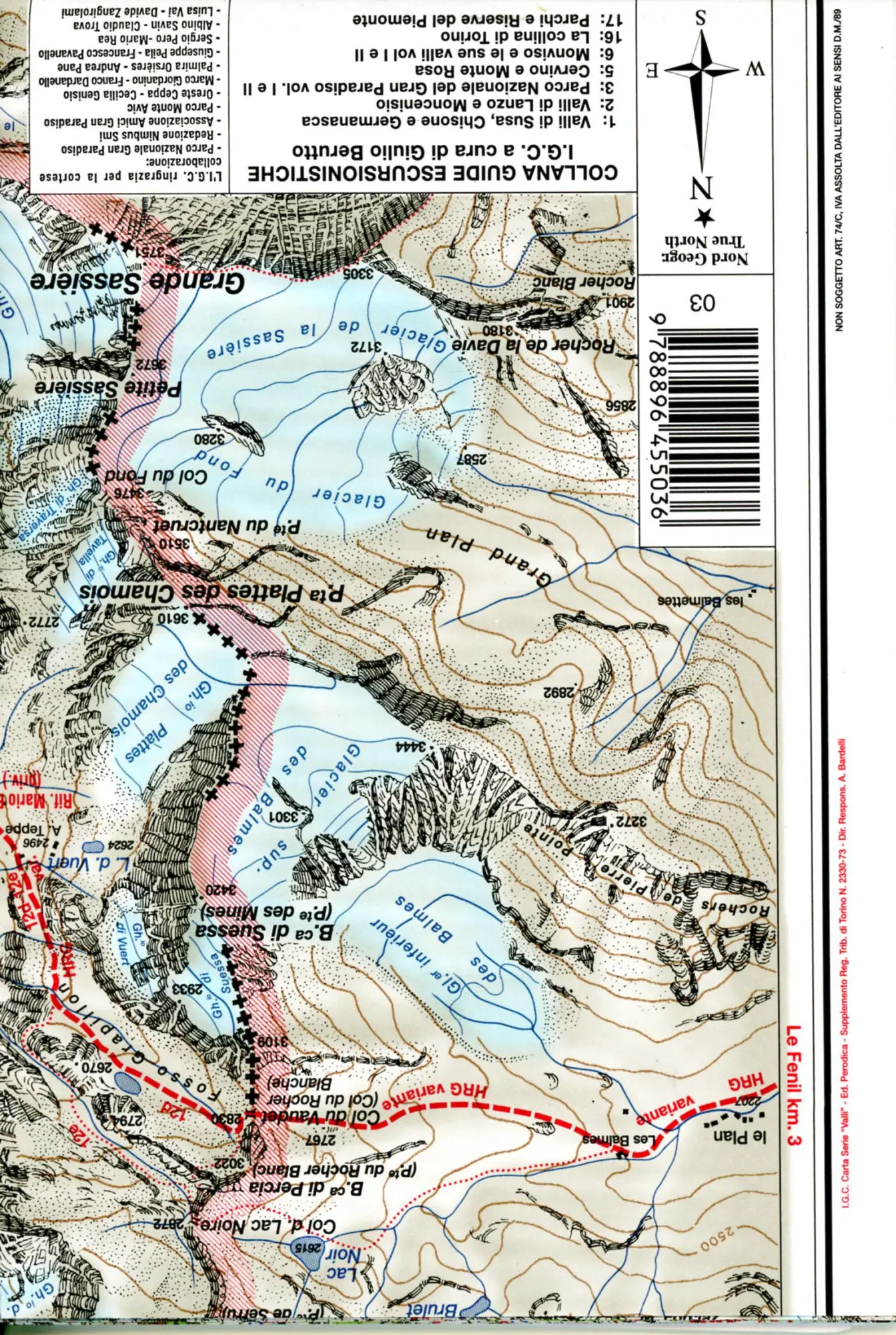 Bild: 9788896455036 | IGC Italien 1 : 50 000 Wanderkarte 03 Parco Nazionale de Gran Paradiso