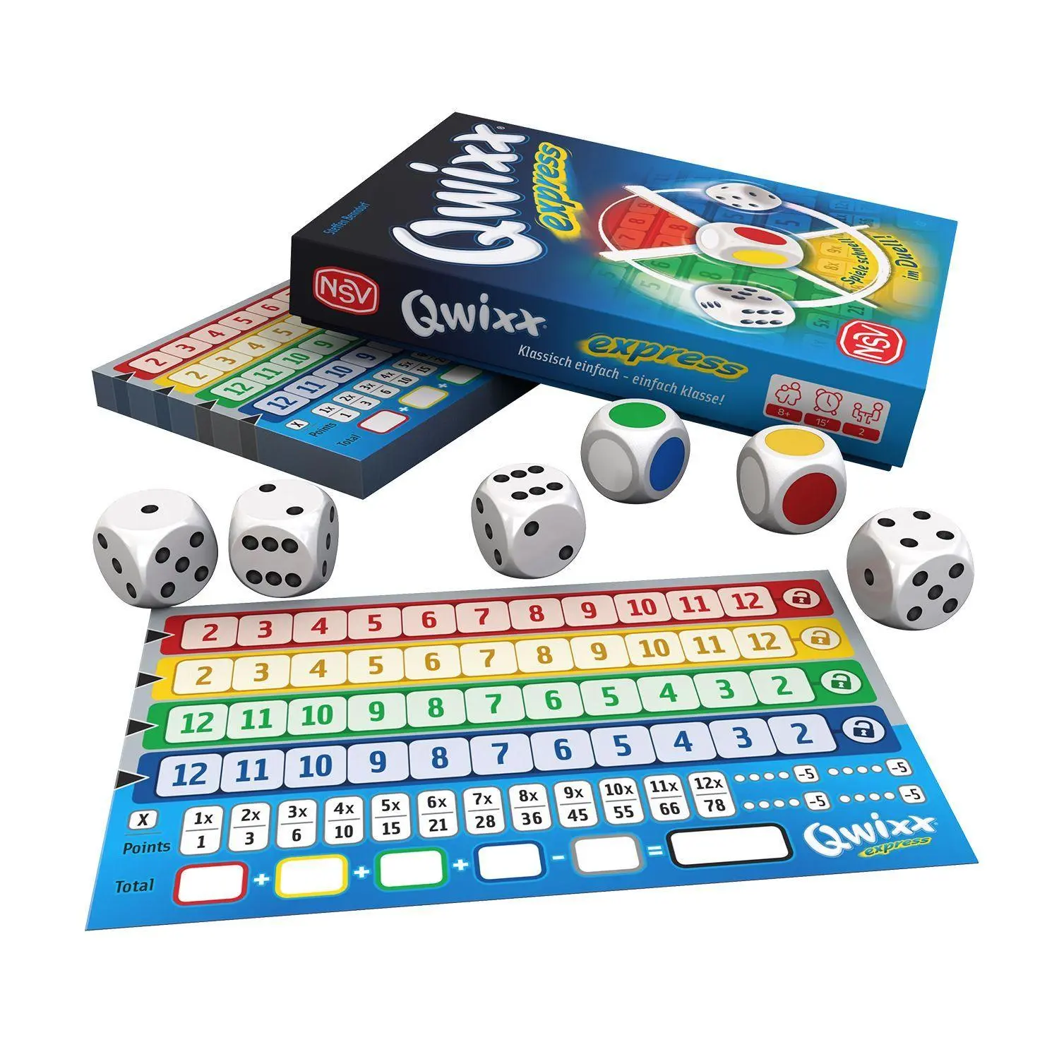 Bild: 4012426885136 | Qwixx Express | Spiel | Deutsch | 2026 | Cartamundi Deutschland