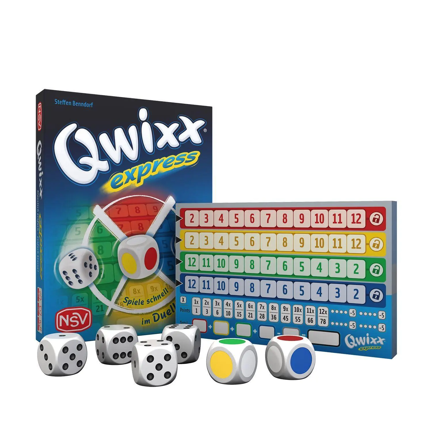 Bild: 4012426885136 | Qwixx Express | Spiel | Deutsch | 2026 | Cartamundi Deutschland