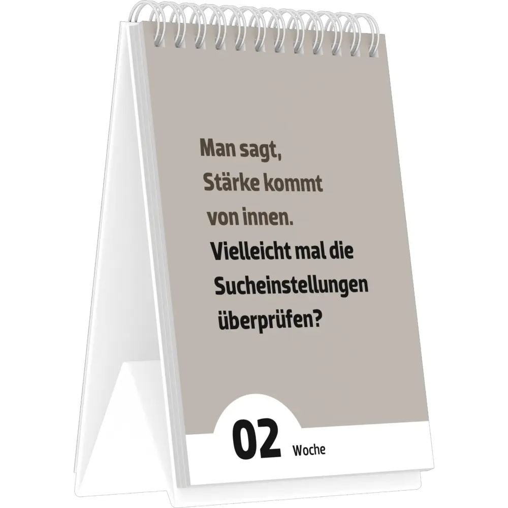 Bild: 4069095005136 | Der Abgründe-Kalender | Jede Woche ein neuer Blick ins Nichts. | 55 S.