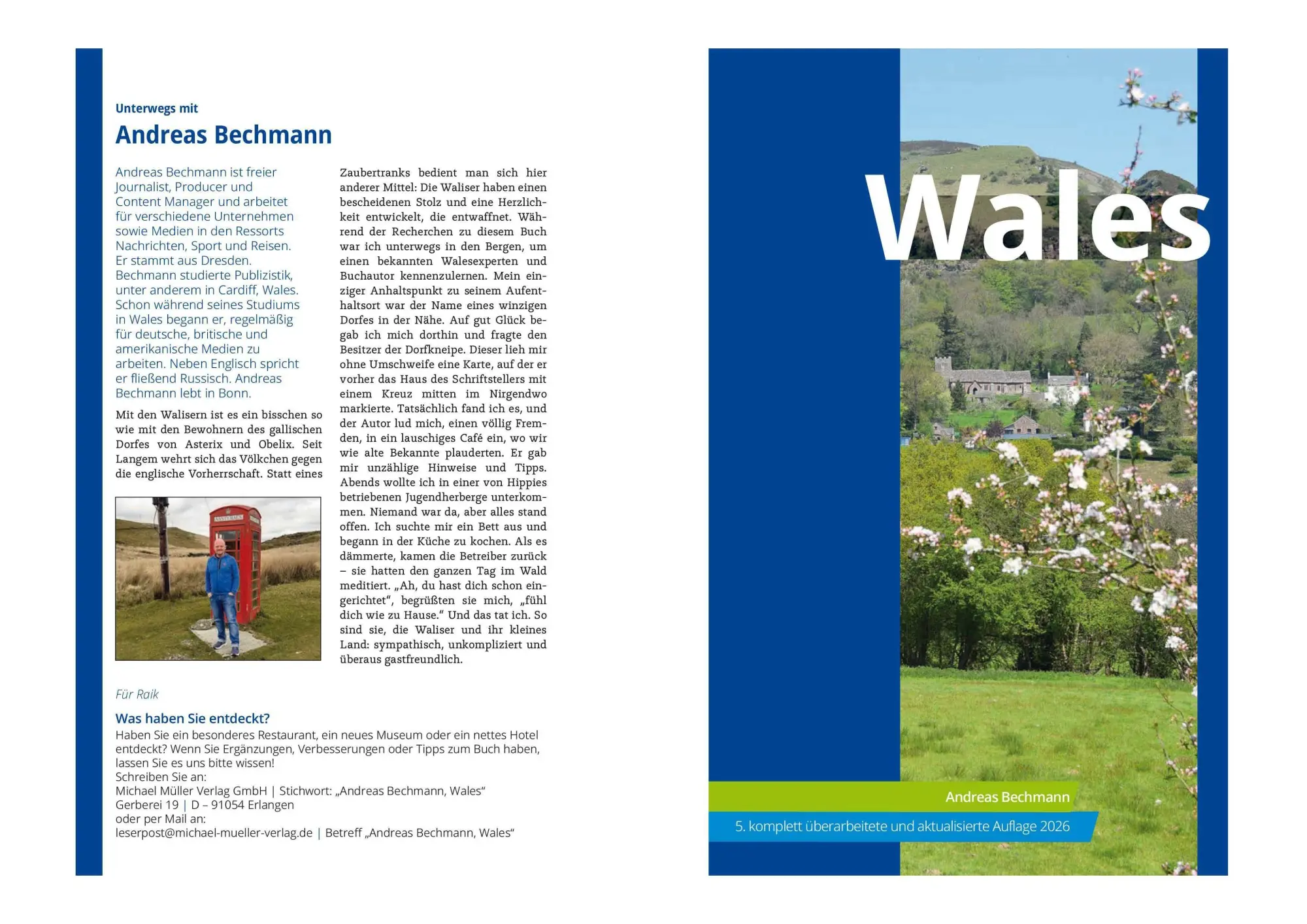 Bild: 9783966855136 | MICHAEL MÜLLER Reiseführer Wales | Andreas Bechmann | Taschenbuch