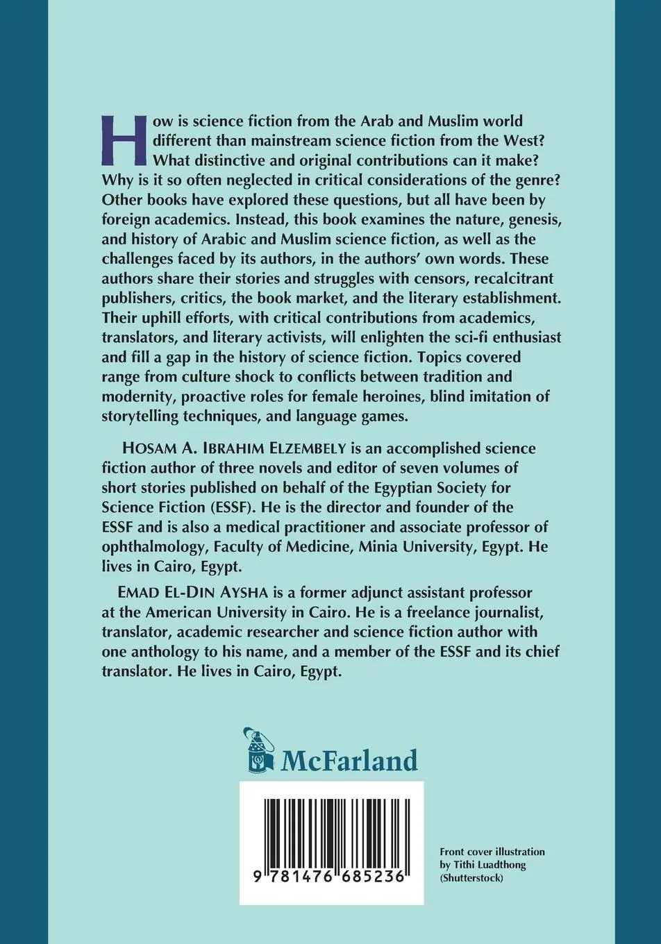 Rückseite: 9781476685236 | Arab and Muslim Science Fiction | Critical Essays | Elzembely (u. a.)