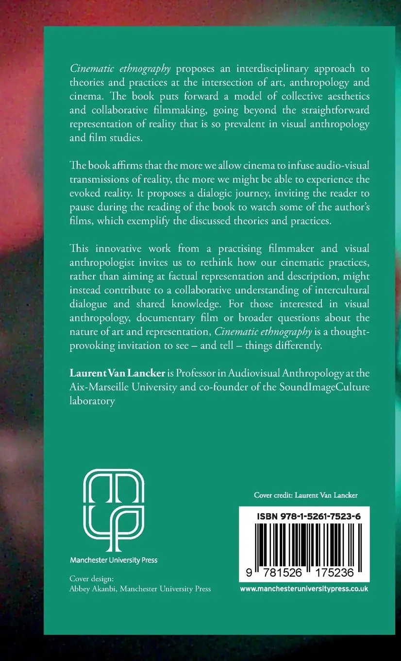Rückseite: 9781526175236 | Cinematic Ethnography | Laurent van Lancker | Buch | Englisch | 2025
