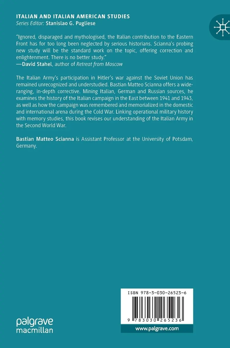 Rückseite: 9783030265236 | The Italian War on the Eastern Front, 1941-1943 | Scianna | Buch | xvi