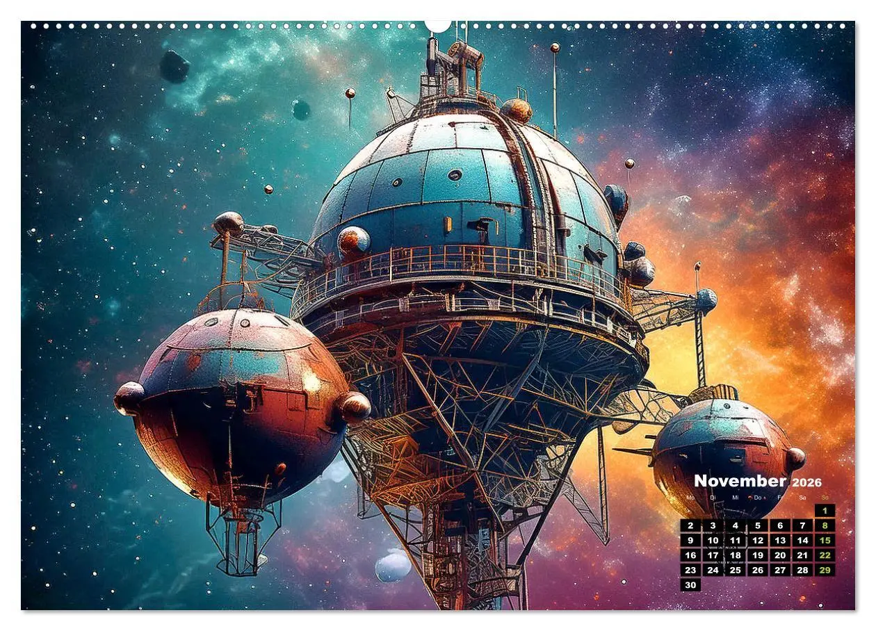 Bild: 9783457365236 | Lost Places im Orbit (Wandkalender 2026 DIN A2 quer), CALVENDO...