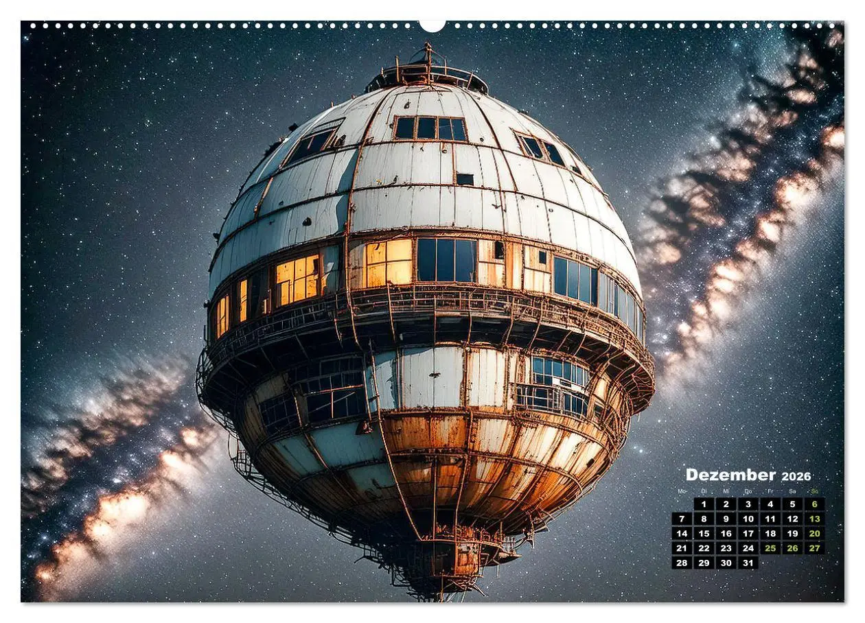 Bild: 9783457365236 | Lost Places im Orbit (Wandkalender 2026 DIN A2 quer), CALVENDO...
