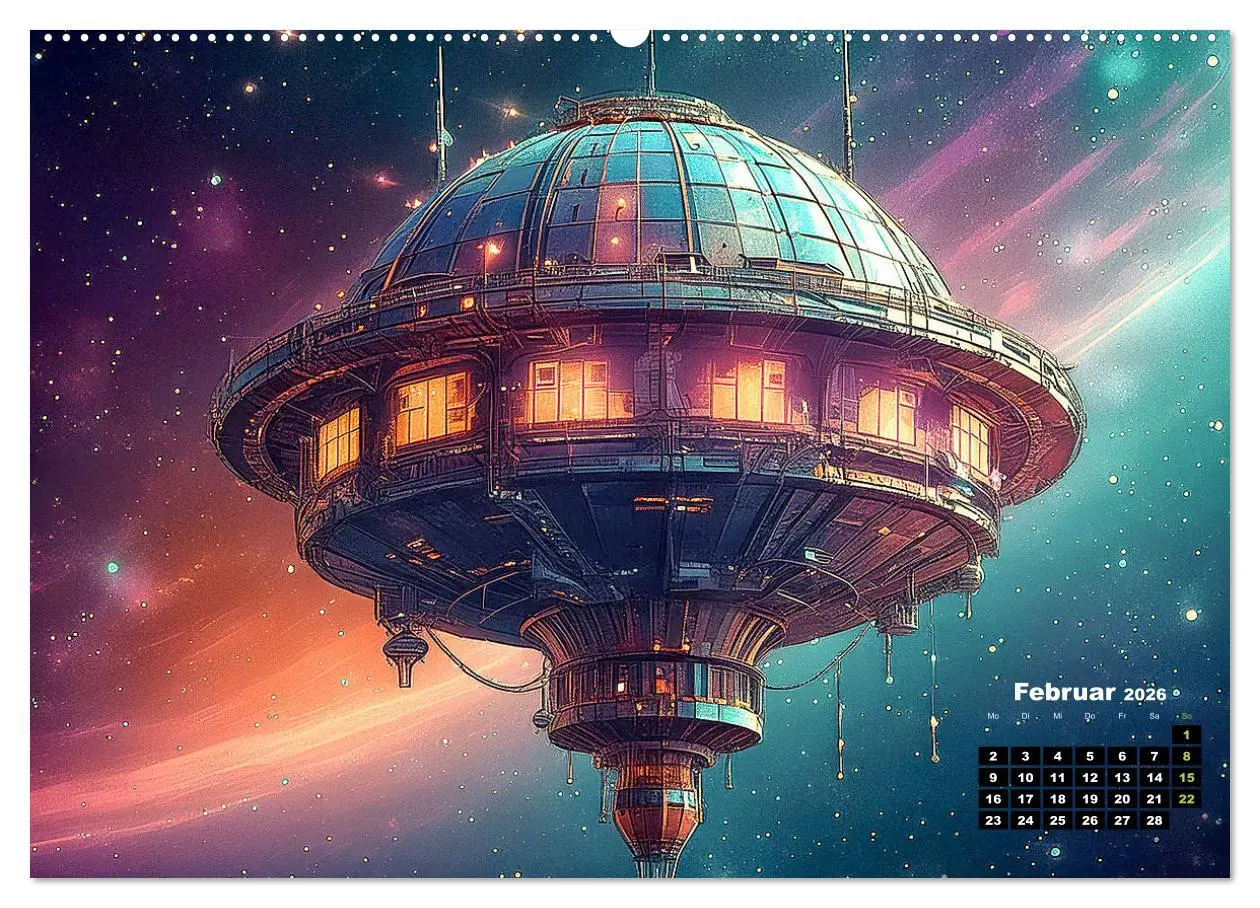 Bild: 9783457365236 | Lost Places im Orbit (Wandkalender 2026 DIN A2 quer), CALVENDO...