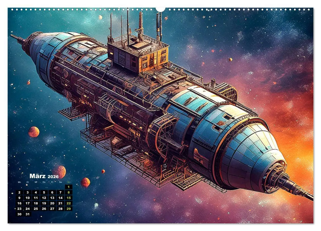 Bild: 9783457365236 | Lost Places im Orbit (Wandkalender 2026 DIN A2 quer), CALVENDO...