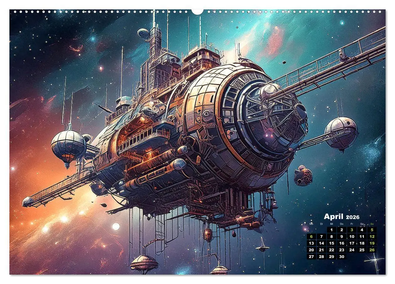 Bild: 9783457365236 | Lost Places im Orbit (Wandkalender 2026 DIN A2 quer), CALVENDO...