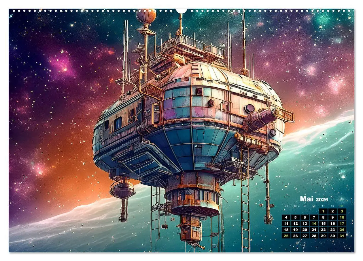 Bild: 9783457365236 | Lost Places im Orbit (Wandkalender 2026 DIN A2 quer), CALVENDO...