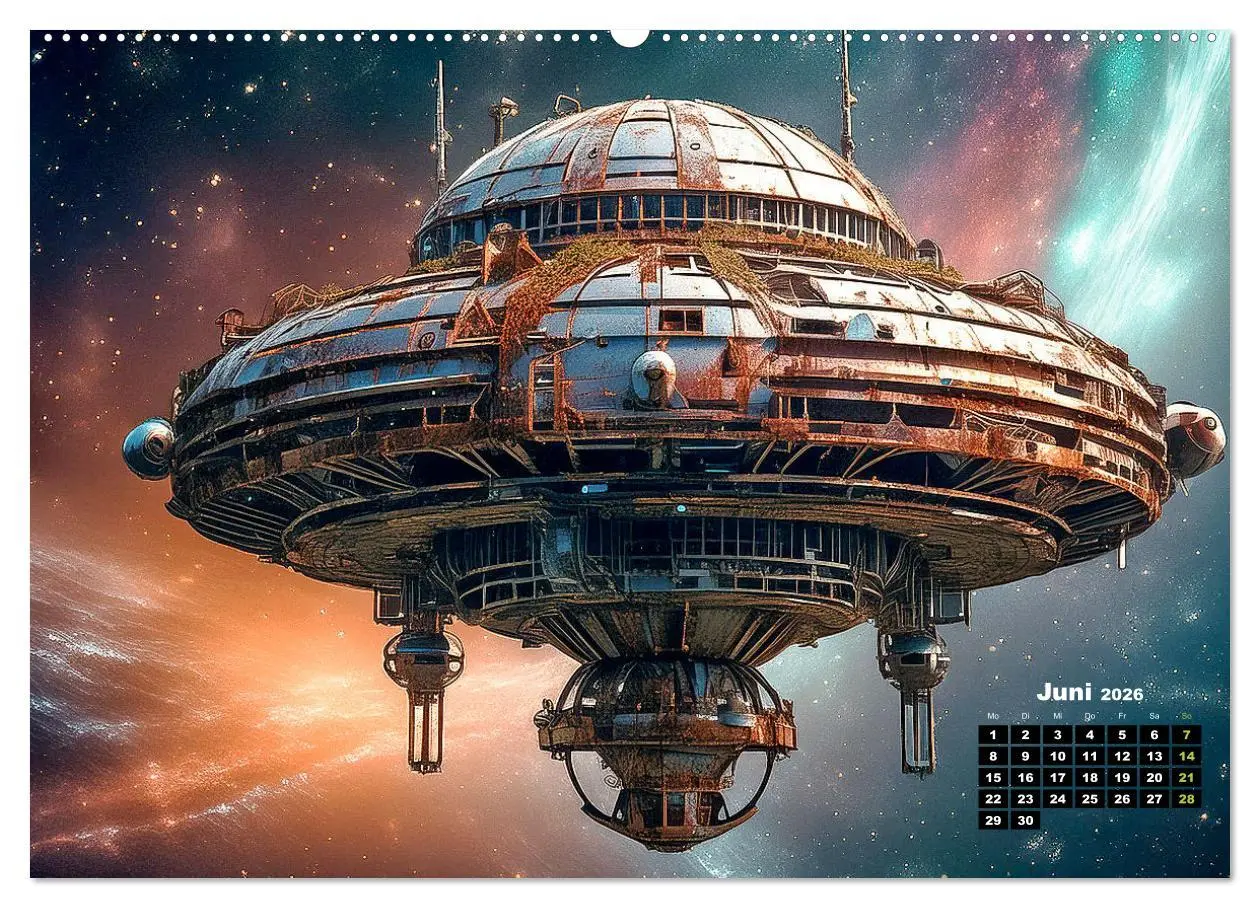 Bild: 9783457365236 | Lost Places im Orbit (Wandkalender 2026 DIN A2 quer), CALVENDO...