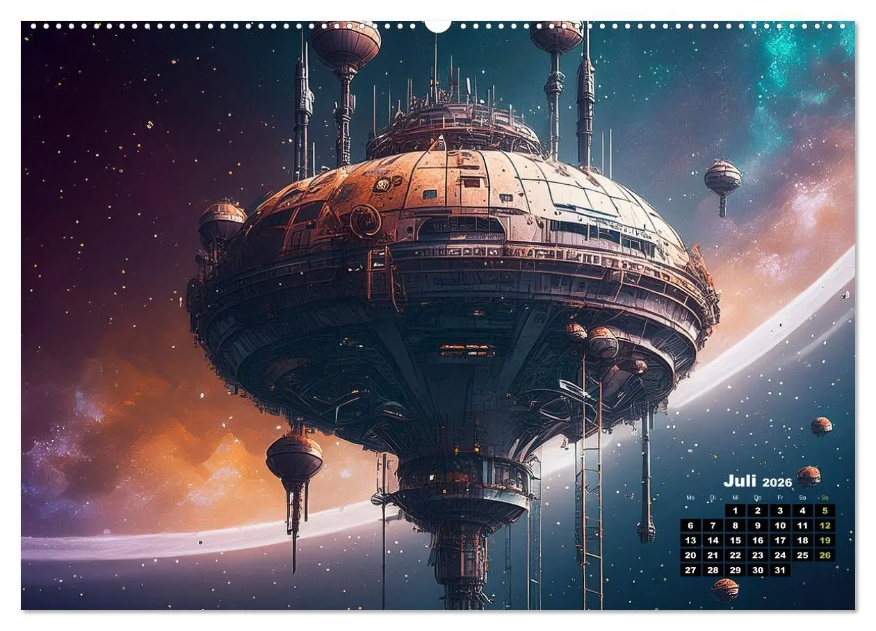 Bild: 9783457365236 | Lost Places im Orbit (Wandkalender 2026 DIN A2 quer), CALVENDO...