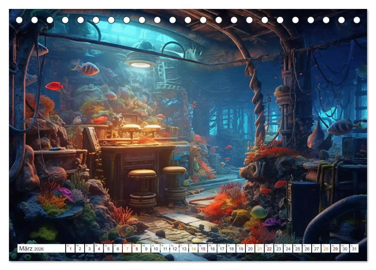 Bild: 9783457505236 | Unten im Meer ist was los (Tischkalender 2026 DIN A5 quer),...