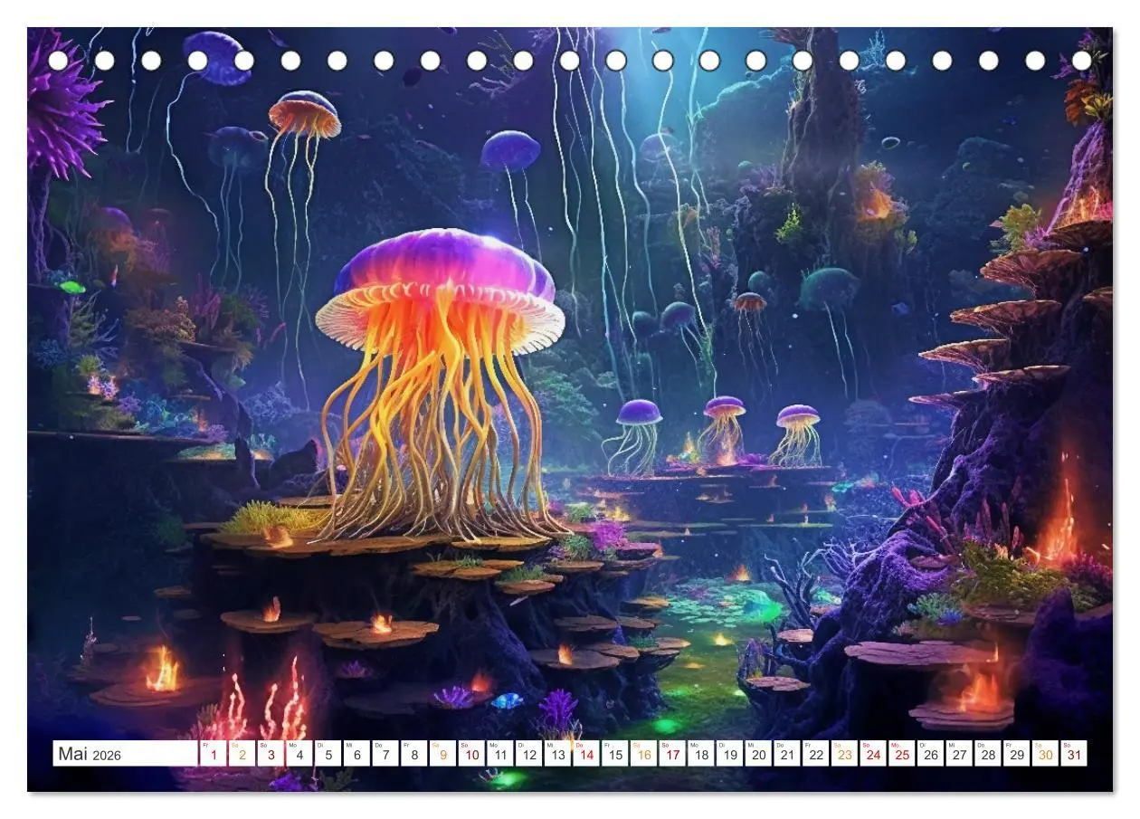 Bild: 9783457505236 | Unten im Meer ist was los (Tischkalender 2026 DIN A5 quer),...