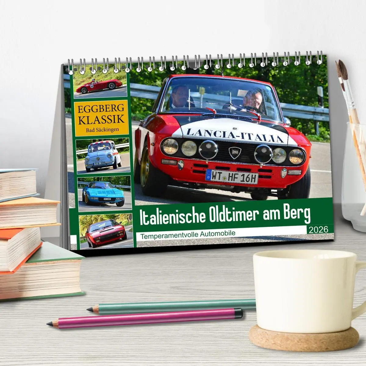 Bild: 9783457815236 | Italienische Oldtimer am Berg (Tischkalender 2026 DIN A5 quer),...