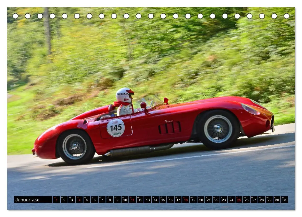 Bild: 9783457815236 | Italienische Oldtimer am Berg (Tischkalender 2026 DIN A5 quer),...