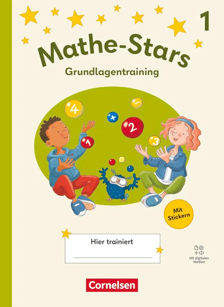 Cover: 9783464815236 | Mathe-Stars 1. Schuljahr - Grundlagentraining - Ausgabe 2025 -...