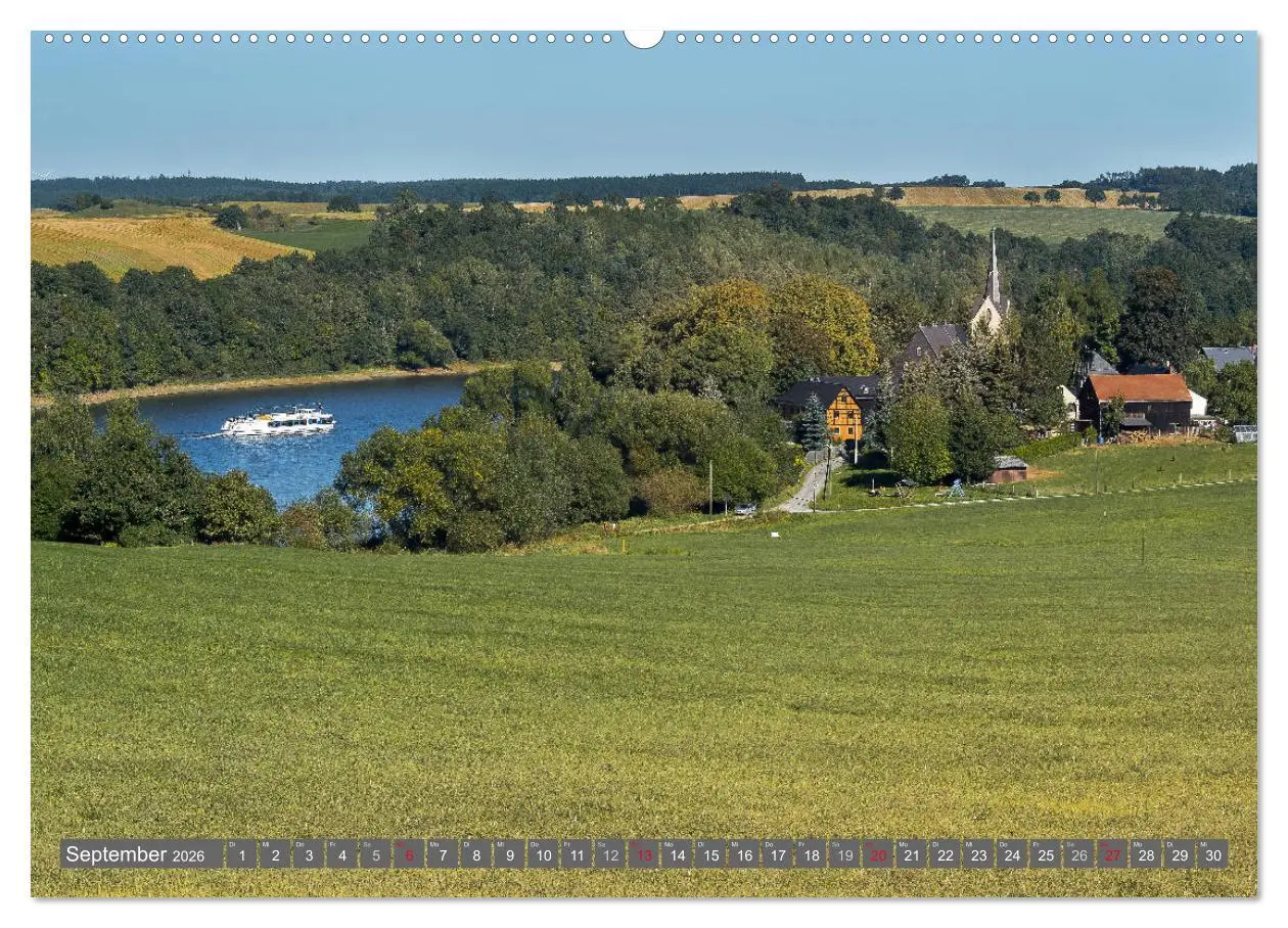 Bild: 9783516075236 | Vogtland - Impressionen (Wandkalender 2026 DIN A2 quer), CALVENDO...