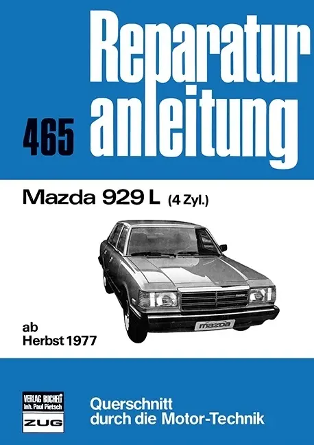 Cover: 9783716815236 | Mazda 929 L | Taschenbuch | 133 S. | Deutsch | 2018 | bucheli