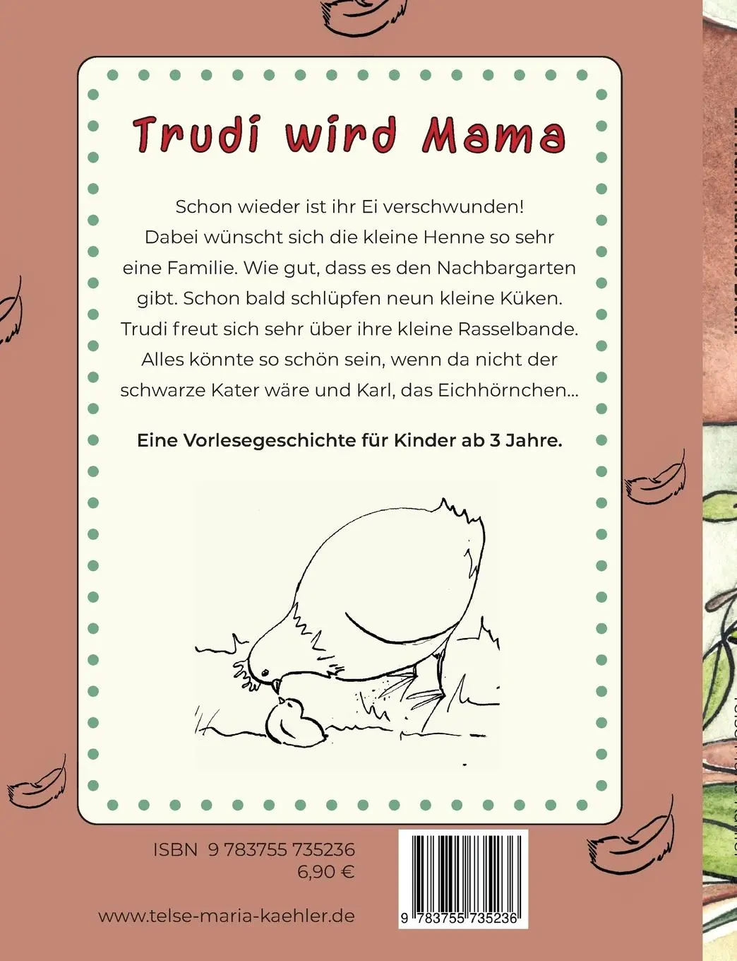 Rückseite: 9783755735236 | Trudi wird Mama | eine Hühnergeschichte | Telse Maria Kähler | Buch