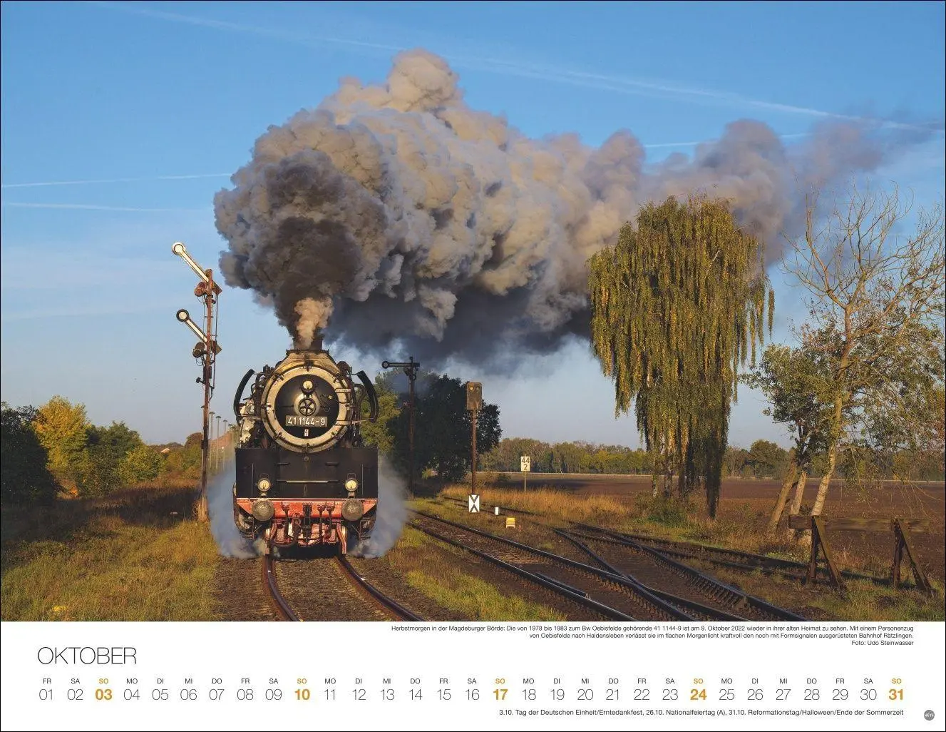 Bild: 9783756415236 | Feurige Dampfloks Posterkalender 2027 | Heye | Kalender | 14 S. | 2027