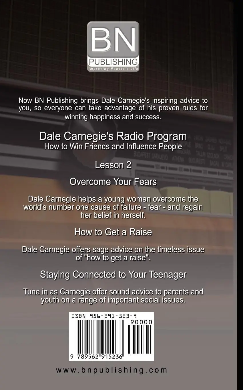 Rückseite: 9789562915236 | Dale Carnegie's Radio Program | Dale Carnegie | Taschenbuch | Englisch