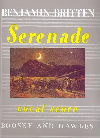 Cover: 9790060015236 | Serenade | Benjamin Britten | Buch | Boosey and Hawkes