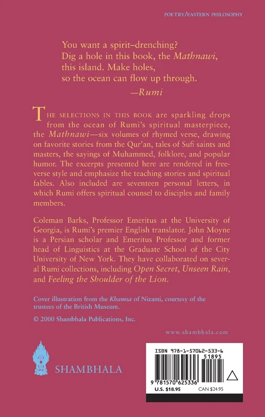 Rückseite: 9781570625336 | This Longing | Poetry, Teaching Stories, and Letters of Rumi | Buch