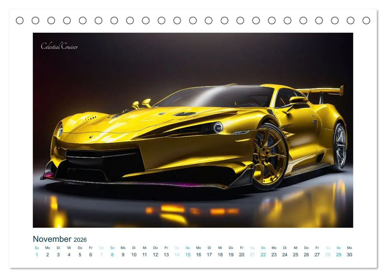 Bild: 9783457355336 | Faszination KI-Sportwagen (Tischkalender 2026 DIN A5 quer),...