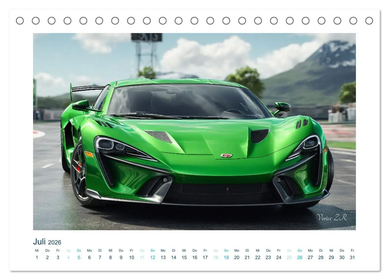 Bild: 9783457355336 | Faszination KI-Sportwagen (Tischkalender 2026 DIN A5 quer),...