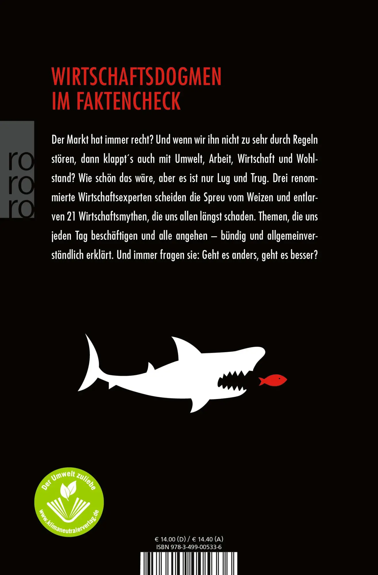Rückseite: 9783499005336 | Gewinn ist nicht genug! | Rudolf Hickel (u. a.) | Taschenbuch | 320 S.