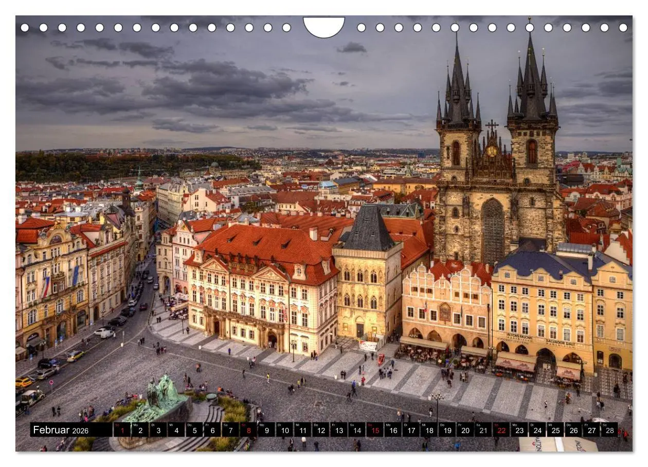 Bild: 9783516135336 | Europäische Städte (Wandkalender 2026 DIN A4 quer), CALVENDO...