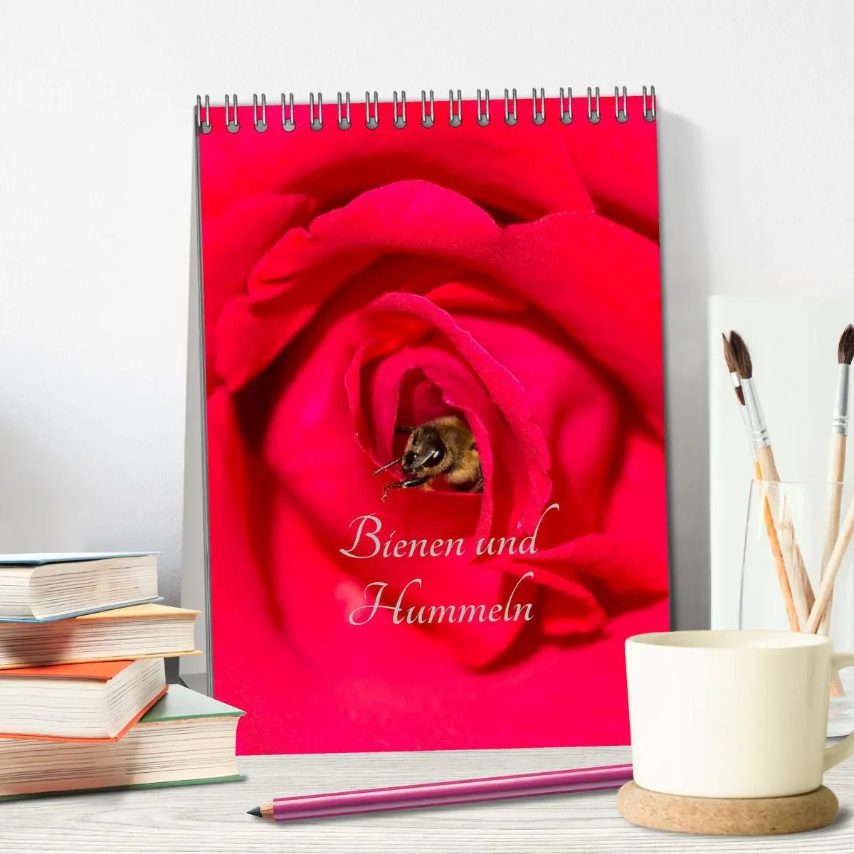 Bild: 9783516445336 | Bienen und Hummeln (Tischkalender 2026 DIN A5 hoch), CALVENDO...