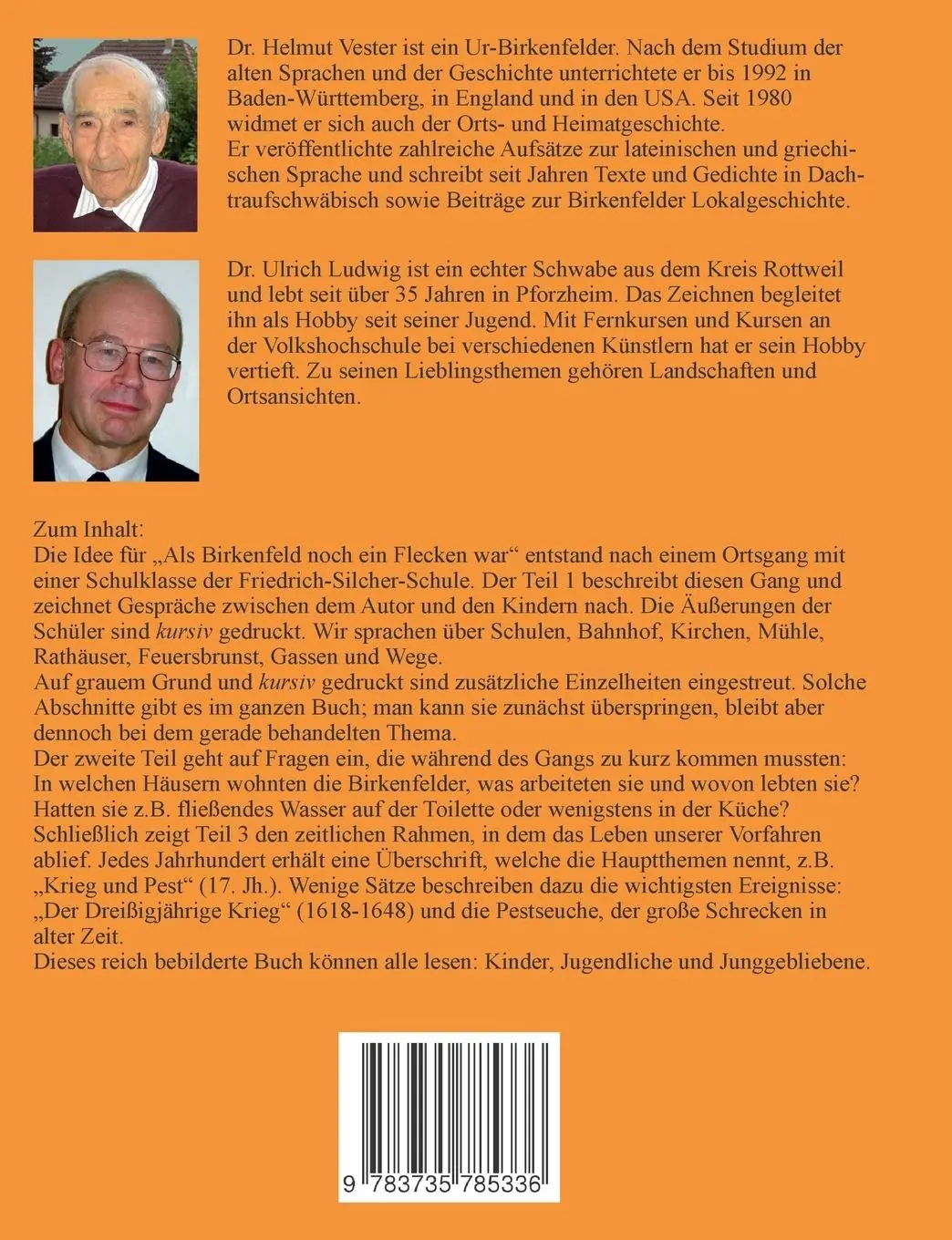 Rückseite: 9783735785336 | Als Birkenfeld noch ein Flecken war | Helmut Vester | Taschenbuch