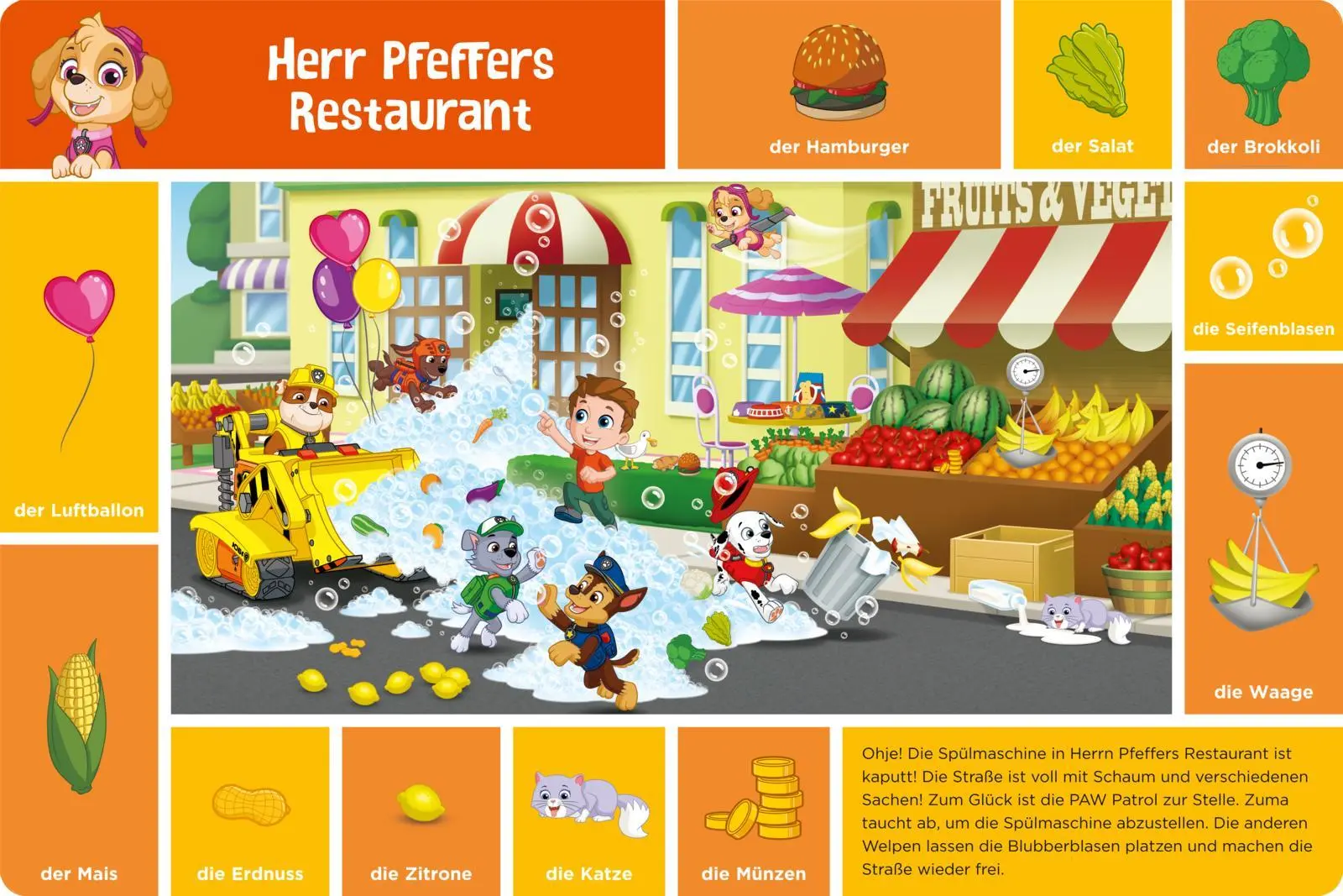 Bild: 9783845125336 | PAW Patrol Lernbuch: Mein erstes Wörterbuch | Buch | PAW Patrol | 2024