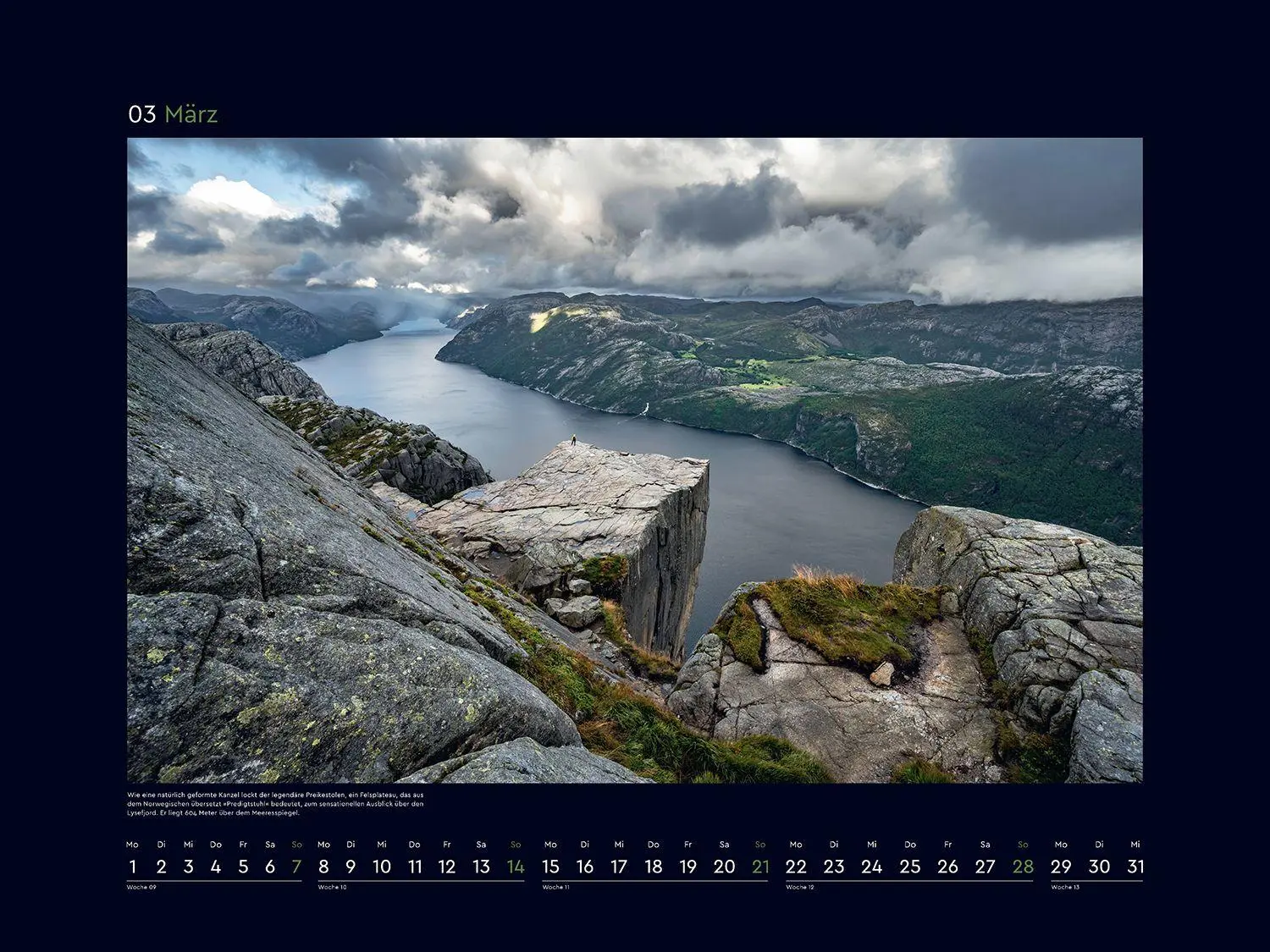 Bild: 9783965915336 | Norwegen - KUNTH Wandkalender 2027 | Kalender | 14 S. | Deutsch | 2027