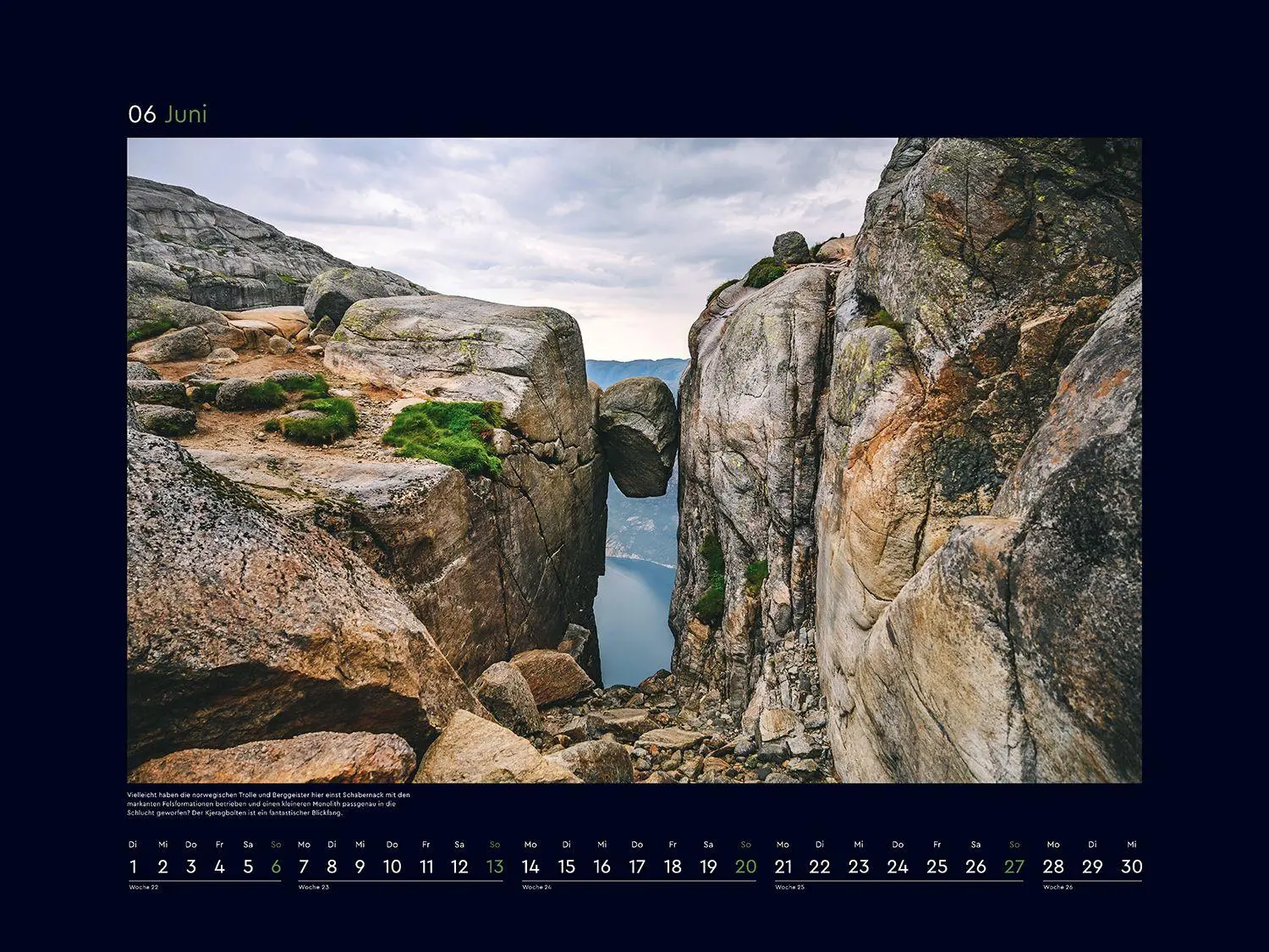 Bild: 9783965915336 | Norwegen - KUNTH Wandkalender 2027 | Kalender | 14 S. | Deutsch | 2027