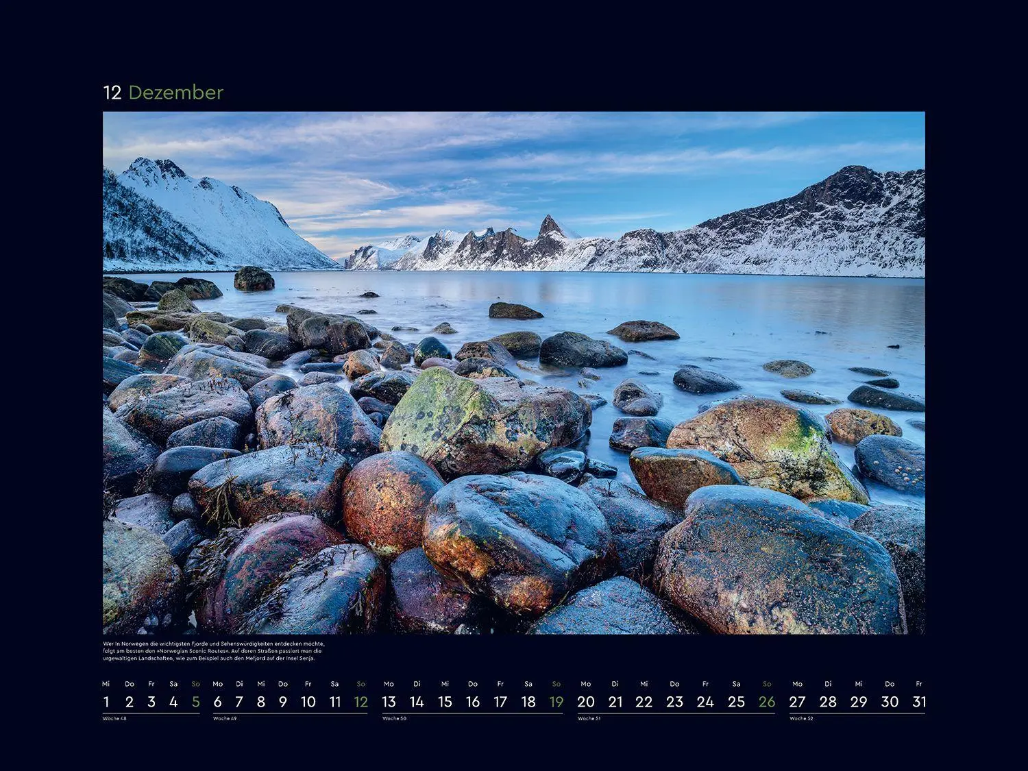 Bild: 9783965915336 | Norwegen - KUNTH Wandkalender 2027 | Kalender | 14 S. | Deutsch | 2027