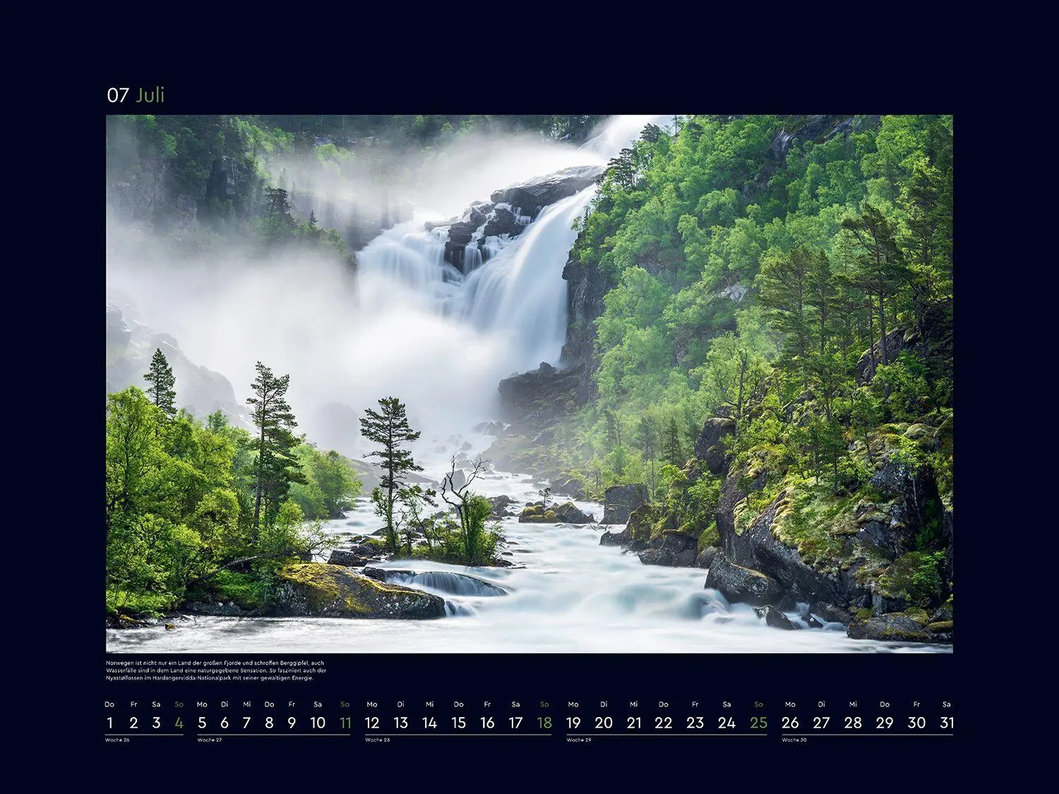 Bild: 9783965915336 | Norwegen - KUNTH Wandkalender 2027 | Kalender | 14 S. | Deutsch | 2027