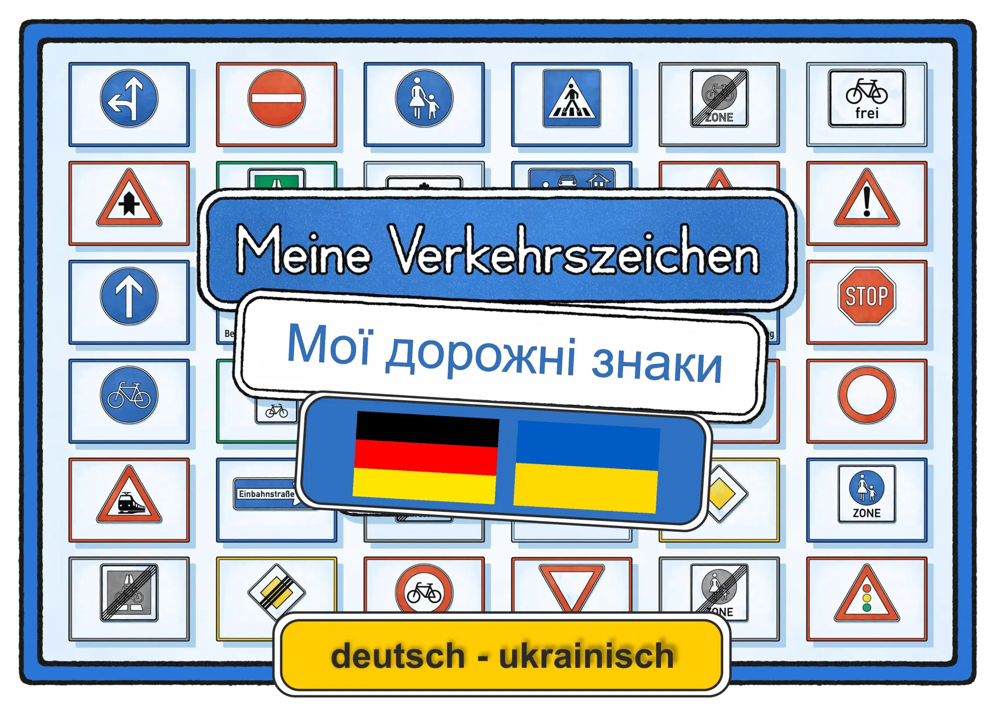 Cover: 4262416635436 | Meine Verkehrszeichen deutsch - ukrainisch | Helga Momm | Box | 2025