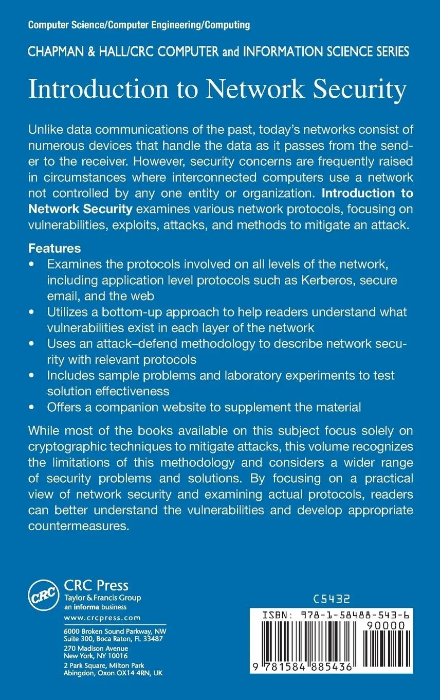 Rückseite: 9781584885436 | Introduction to Network Security | Douglas Jacobson | Buch | Englisch