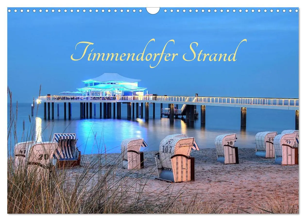 Cover: 9783516055436 | Timmendorfer Strand (Wandkalender 2026 DIN A3 quer), CALVENDO...