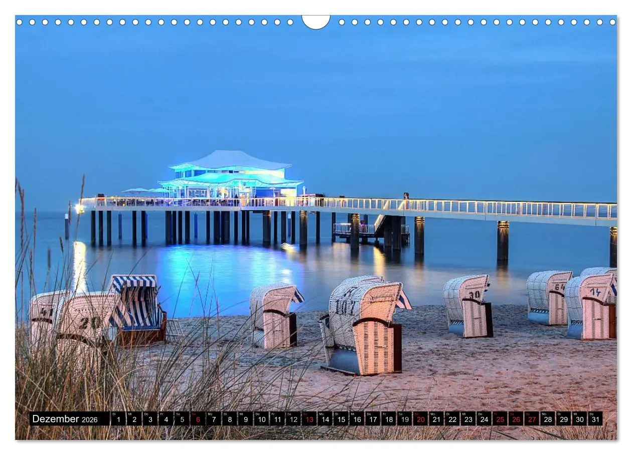 Bild: 9783516055436 | Timmendorfer Strand (Wandkalender 2026 DIN A3 quer), CALVENDO...