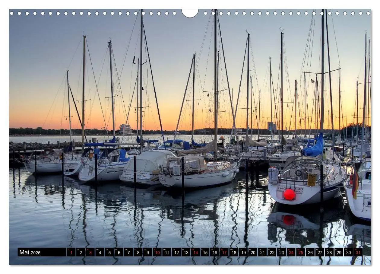 Bild: 9783516055436 | Timmendorfer Strand (Wandkalender 2026 DIN A3 quer), CALVENDO...