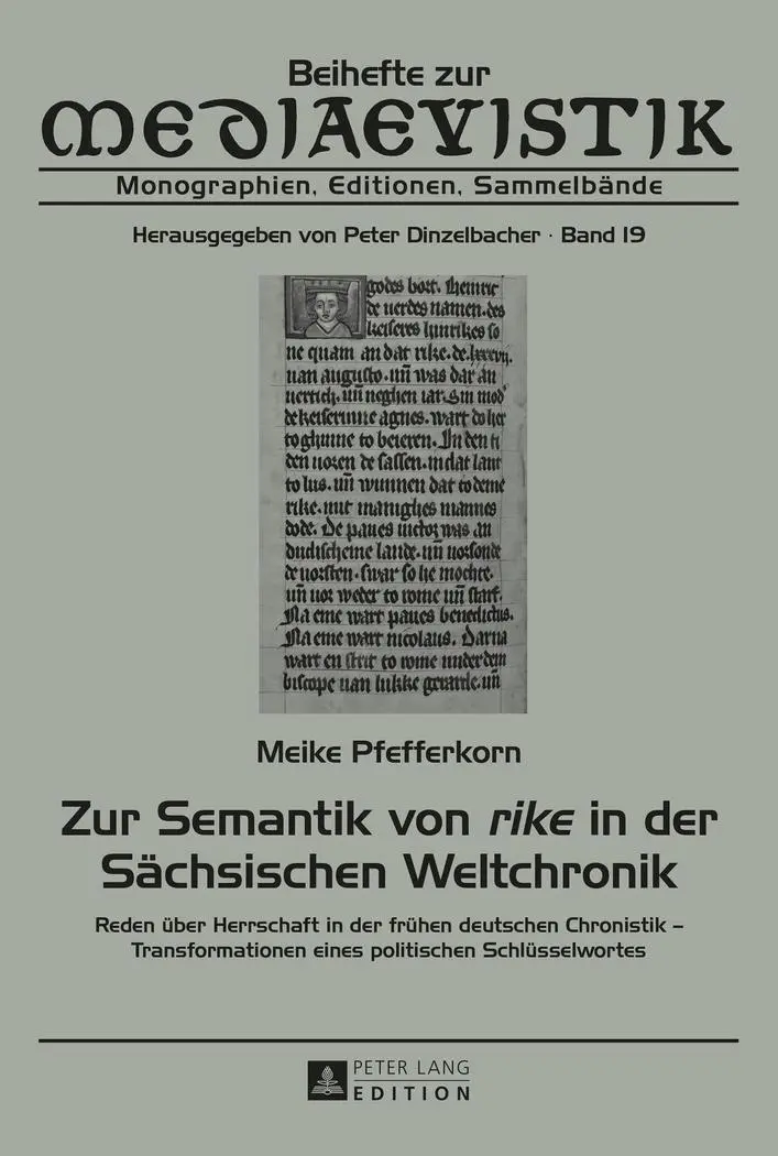 Cover: 9783631655436 | Zur Semantik von 'rike' in der Sächsischen Weltchronik | Pfefferkorn