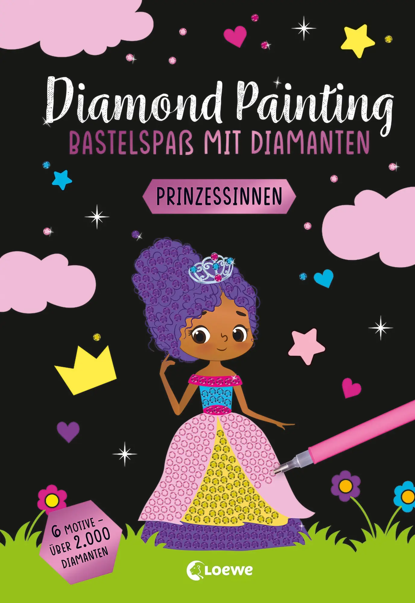 Cover: 9783743215436 | Diamond Painting - Bastelspaß mit Diamanten - Prinzessinnen | Buch