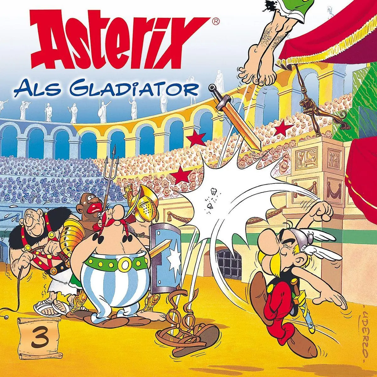 Cover: 602498195536 | 03: Asterix Als Gladiator | Asterix | Audio-CD | 43 Min. | Deutsch